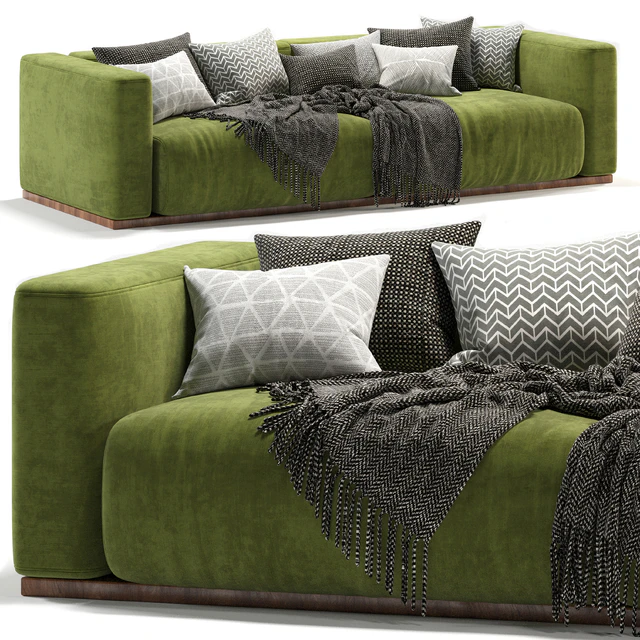 Lario Flexform double sofa-green — Descargar