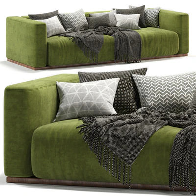 Lario Flexform double sofa-green — Ver 1