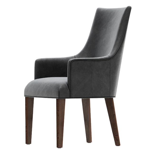 Restoration Hardware Ella Leather Armchair — Скачать