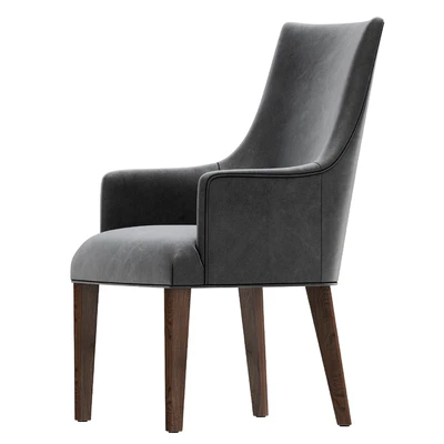Restoration Hardware Ella Leather Armchair — Вид 4