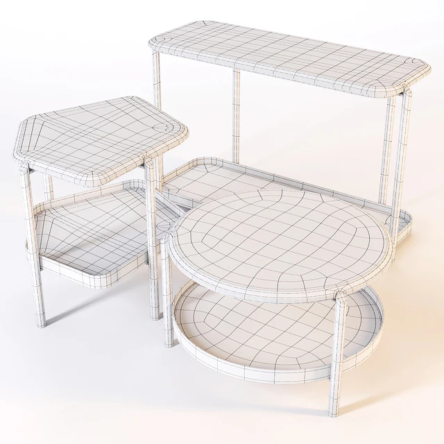 Giorgetti: Coffee Table - Skyline Set 01 — Скачать