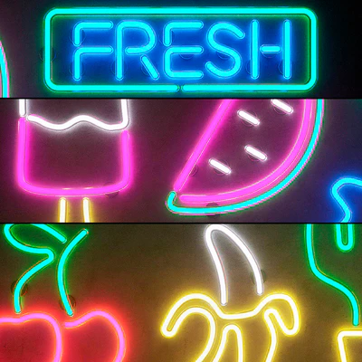 Light modules. Set 13. Neon — Ver 3