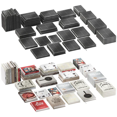 146 decorative books set 17 kitchen and cooking P03 — Ver 3