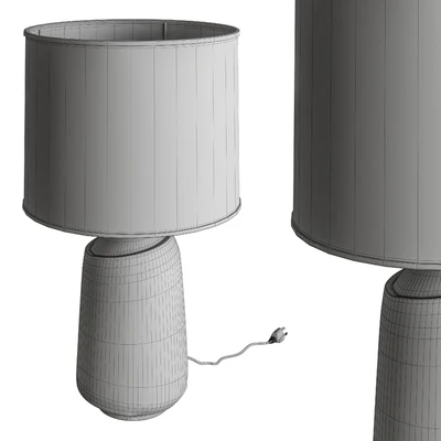 Vase Fabric Table Lamp 04 — View 4