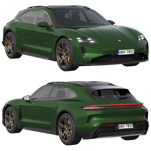 Porsche Taycan Turbo Cross Turismo 2024 — Скачать