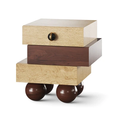 Hommes Matrioska Bedside Table — Ver 4