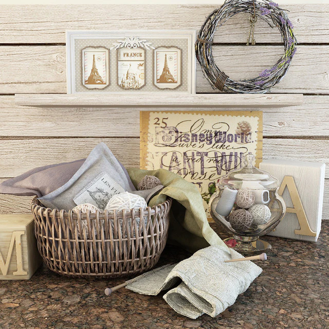 Decor with a basket — Descargar