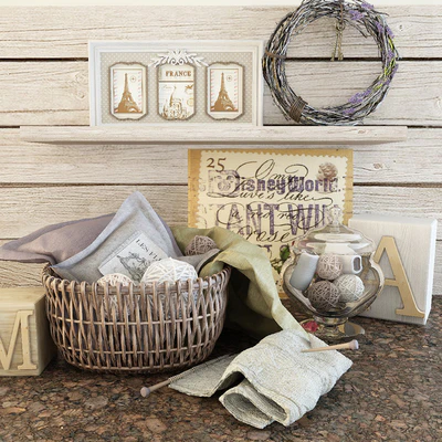 Decor with a basket — Ver 1