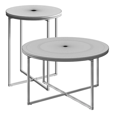 Marble Gold Tables Set — Вид 3