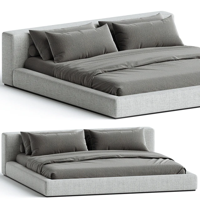 Groundpiece bed by Flexform — Скачать