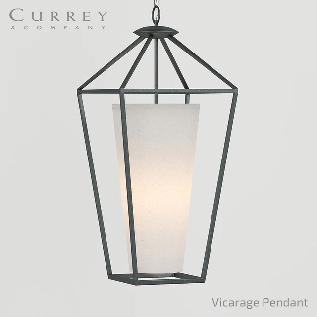 Chandelier Currey&Company Vicarage Pendant — Descargar