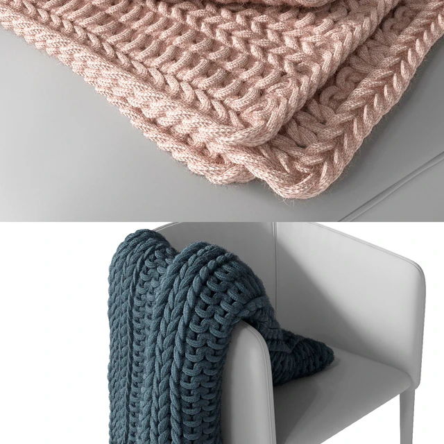 Home Republic Chunky Knit Throw 01 — Descargar