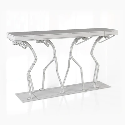 Atlas Small Natural Console Table — Вид 2