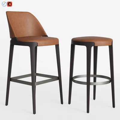 Potocco Velis barstool & Round counterstool — Descargar