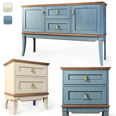 Комод  и тумба прикроватная Тельма, Гомельдрев . Dresser, nightstand — Вид 1