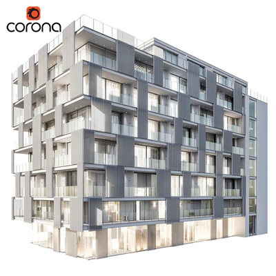 Modern residential building 04 — Ver 4