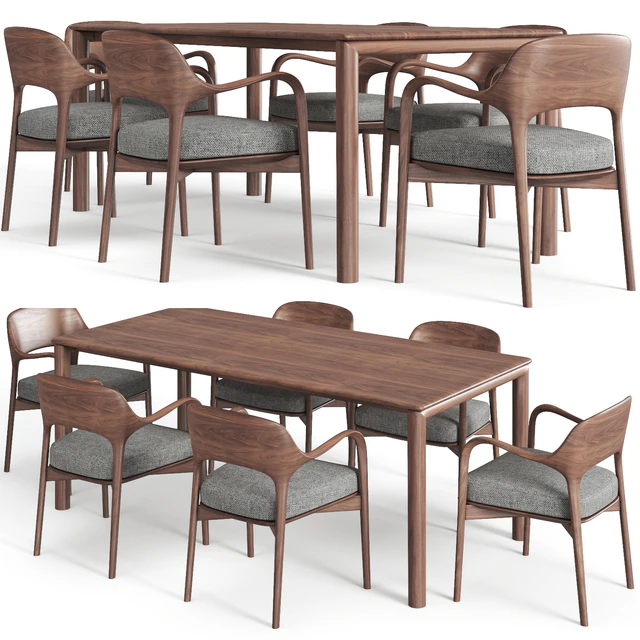 Artisan Neva table and Porada Ella chair — Скачать