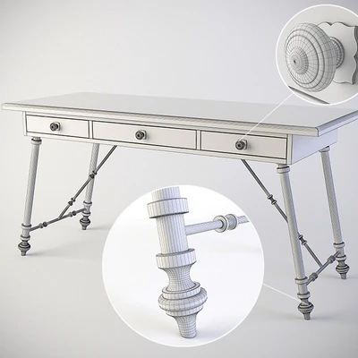 Buffet Bernhardt Antiquarian Desk (365-510T, 365-510) — Ver 2