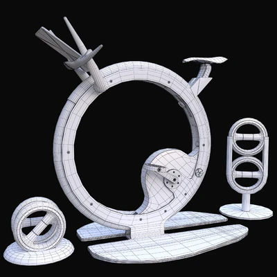 Ciclotte Exercise Bike & Dumbbells — Ver 4