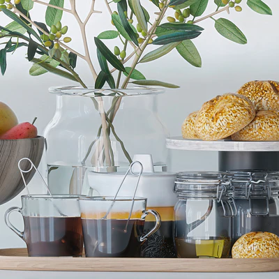 Decorative set for the kitchen — Ver 5