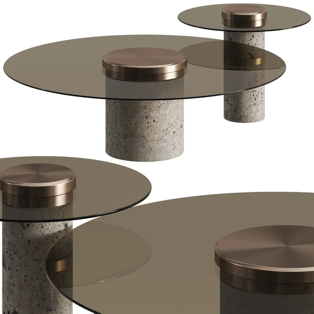 Roche Bobois Canotier Coffee Tables — Download