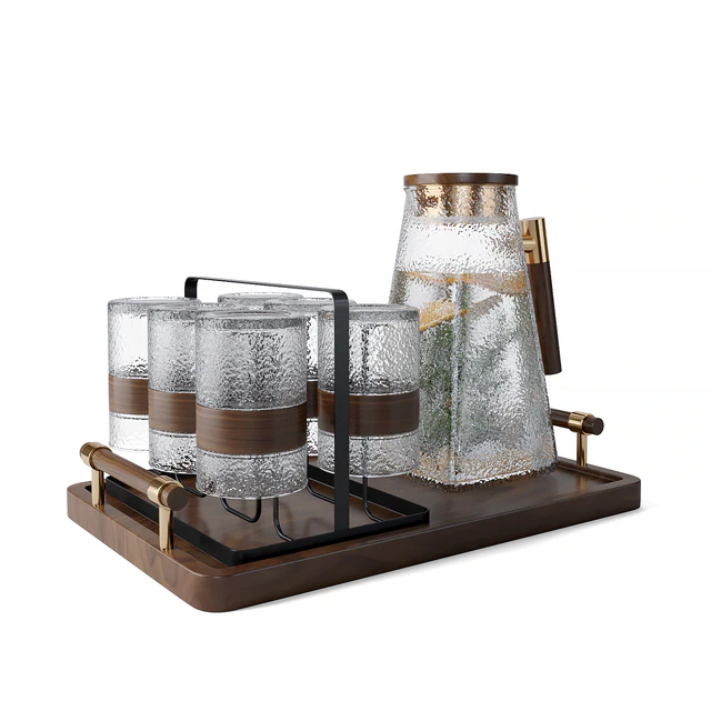 Glass Decanter Set 3 — Скачать