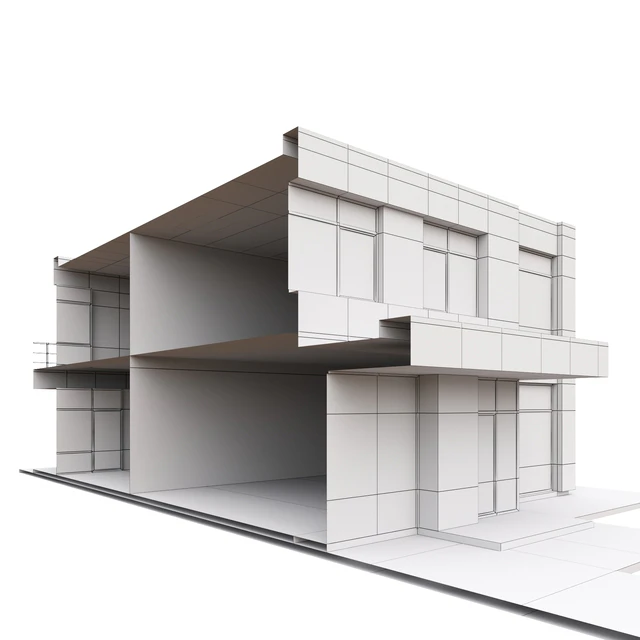 Set of low poly houses 02 — Descargar