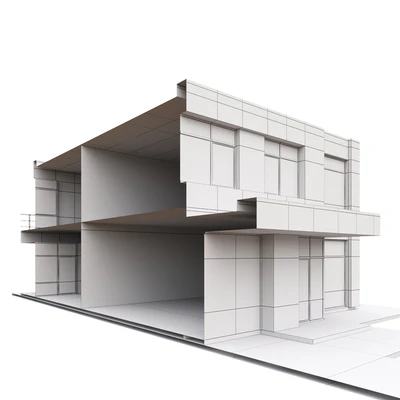 Set of low poly houses 02 — Ver 4