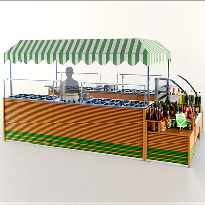 Island for sale pickles with awning — Ver 3