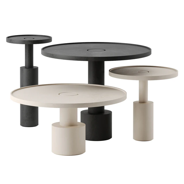 Pilar side tables by Baxter — Скачать