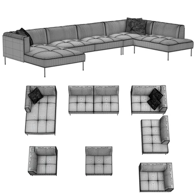 Living Divani ROD Sectional Sofa — Ver 3