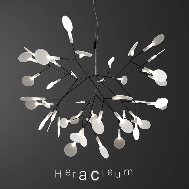Chandelier Moooi Heracleum II Small BLACK — Descargar