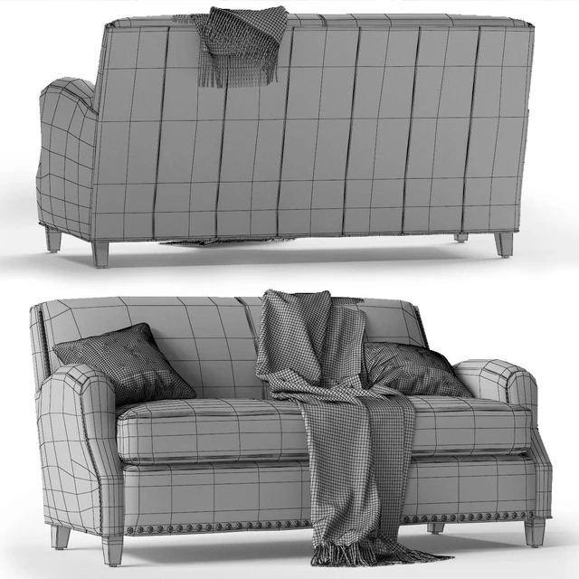 C&B Metropole Leather Loveseat — Descargar