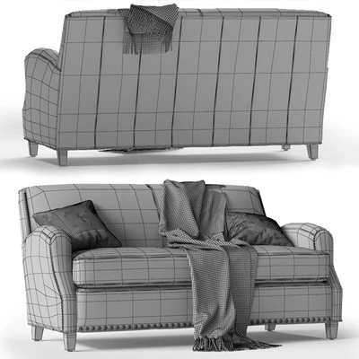 C&B Metropole Leather Loveseat — Ver 3