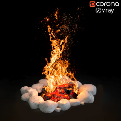 camping fire 003 — Ver 1