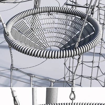 Children's play rope complex. Playground — Ver 4