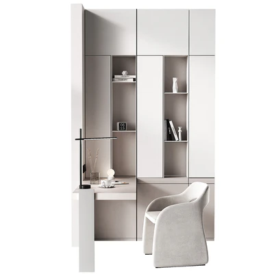 Workplace 2. Minimal home office furniture. Modular set. — Вид 6