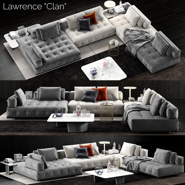 Minotti Lawrence Clan Sofa 4 — Descargar