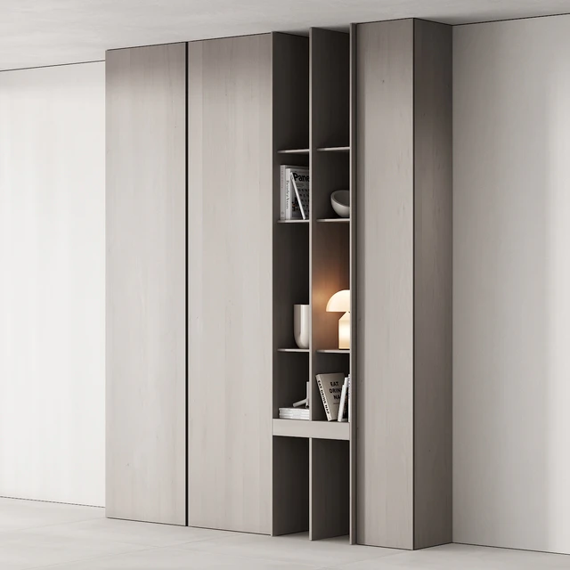 175 cabinet furniture 05 modern cupboard with decor 02 — Скачать