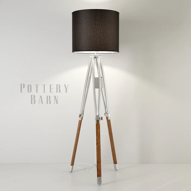 Pottery Barn tripod floor lamp — Descargar