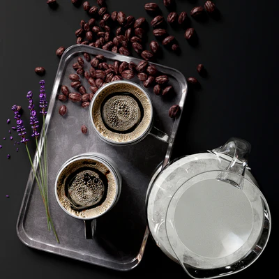 Coffee Set with milk — Ver 3