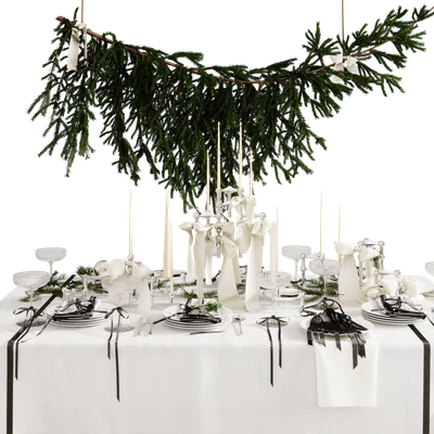 Christmas/New Year table setting — Ver 1