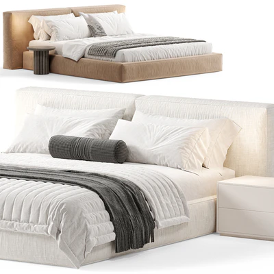 Halo Modern Bed By Elmalekfurniture — Ver 6