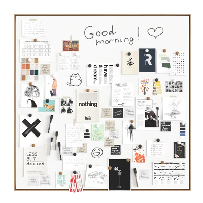 Filled magnetic whiteboard — Ver 1