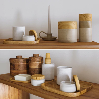 Decorative set for bathroom # 12 — Ver 5