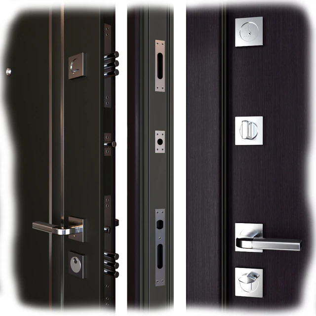 Entrance metal door EnterDoor KvadroLine — Descargar