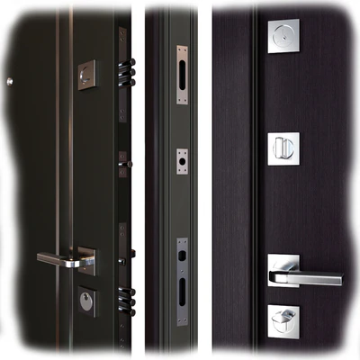 Entrance metal door EnterDoor KvadroLine — Ver 2