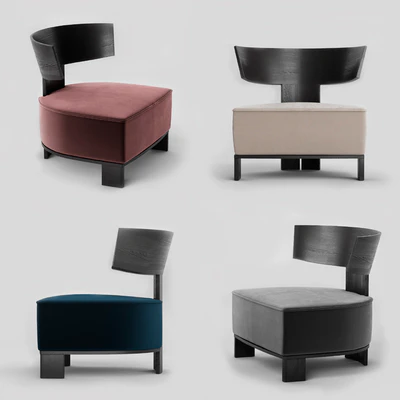 Molteni Elain and Clipper armchairs — Ver 3