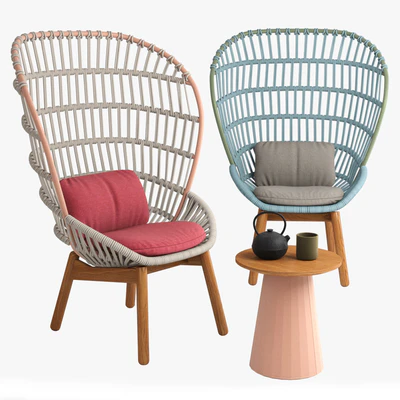 kettal cala armchair wood feet — Ver 1