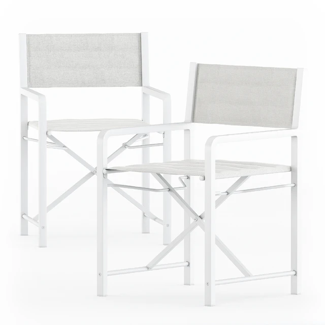 Cross Aluminium chair and Fuse Dining table by Manutti — Скачать